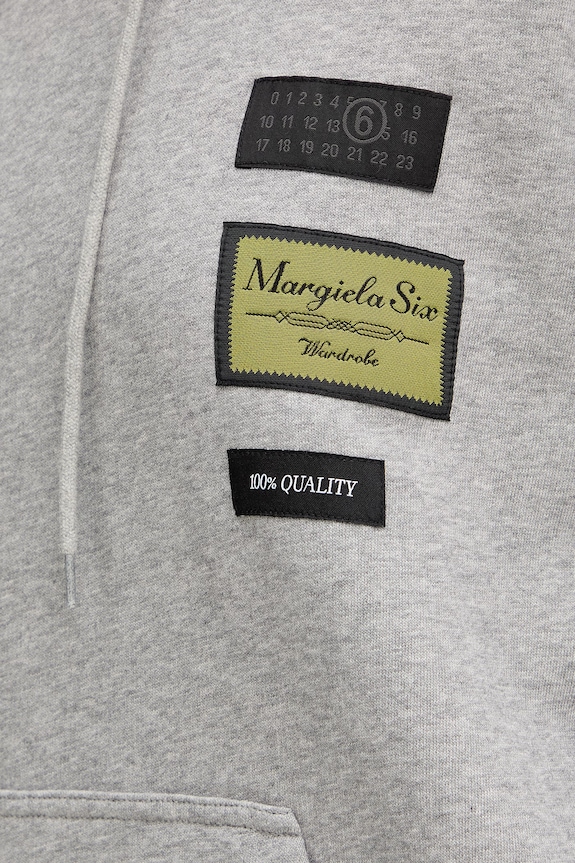 Bavlněná mikina MM6 Maison Margiela S52GU0255.M25025.853M šedá