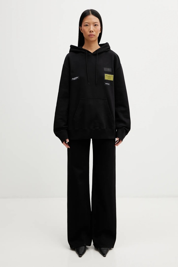 Бавовняна кофта MM6 Maison Margiela S52GU0255.M25025.900 чорний
