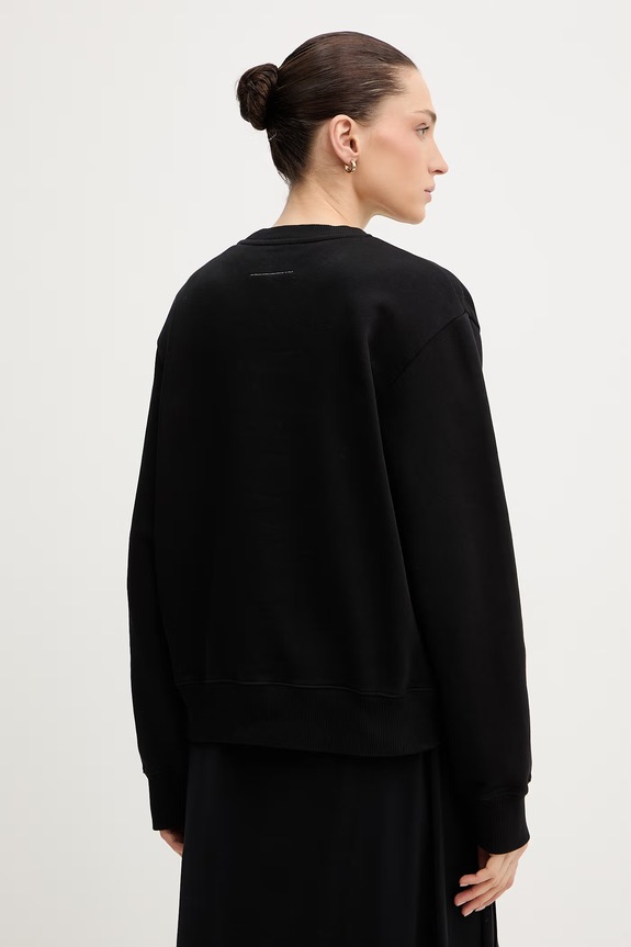 Odzież MM6 Maison Margiela bluza bawełniana S52GU0256.M25025.900 czarny