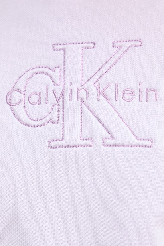 Calvin Klein Jeans pulover ženski bombažen LV047F204G vijolična