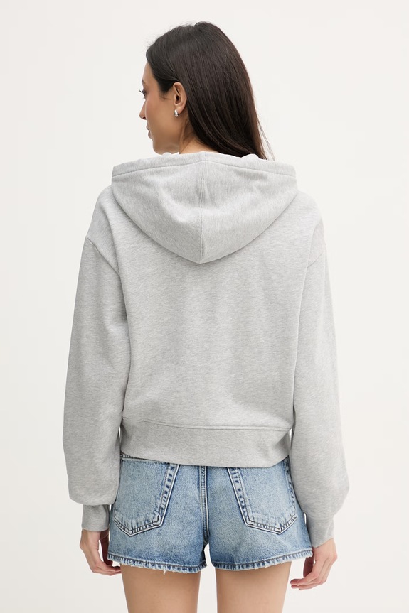 Îmbrăcăminte Calvin Klein Jeans hanorac pentru femei, din bumbac LV047F208G gri