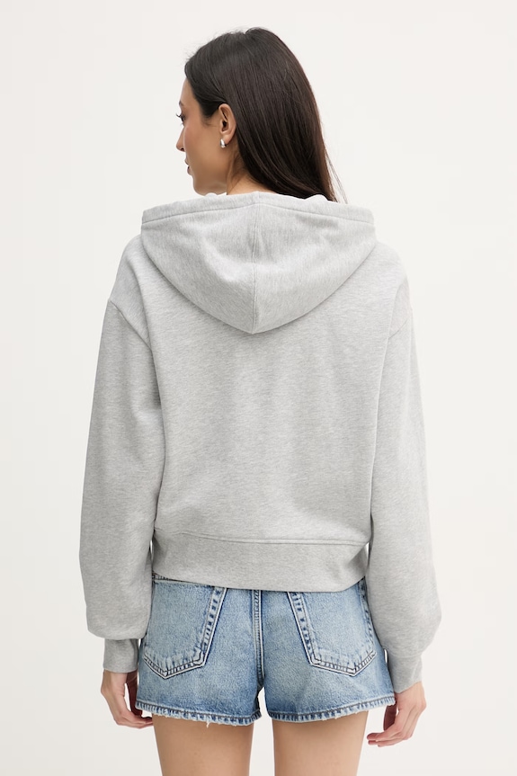 Îmbrăcăminte Calvin Klein Jeans hanorac pentru femei, din bumbac LV047F208G gri