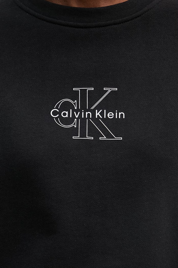 Calvin Klein Jeans mikina dámska bavlnená LV047F838G čierna
