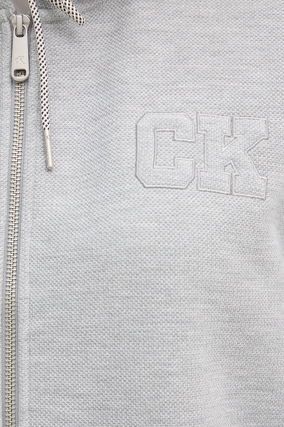 Calvin Klein Jeans mikina s kapucňou dámska LV047F236G sivá