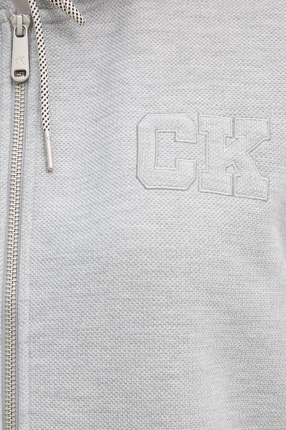 Calvin Klein Jeans mikina s kapucňou dámska LV047F236G sivá