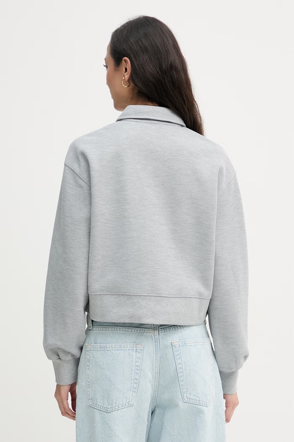 Oblečenie Calvin Klein Jeans mikina dámska LV047F237G sivá