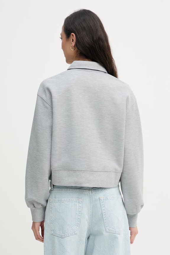 Oblečenie Calvin Klein Jeans mikina dámska LV047F237G sivá