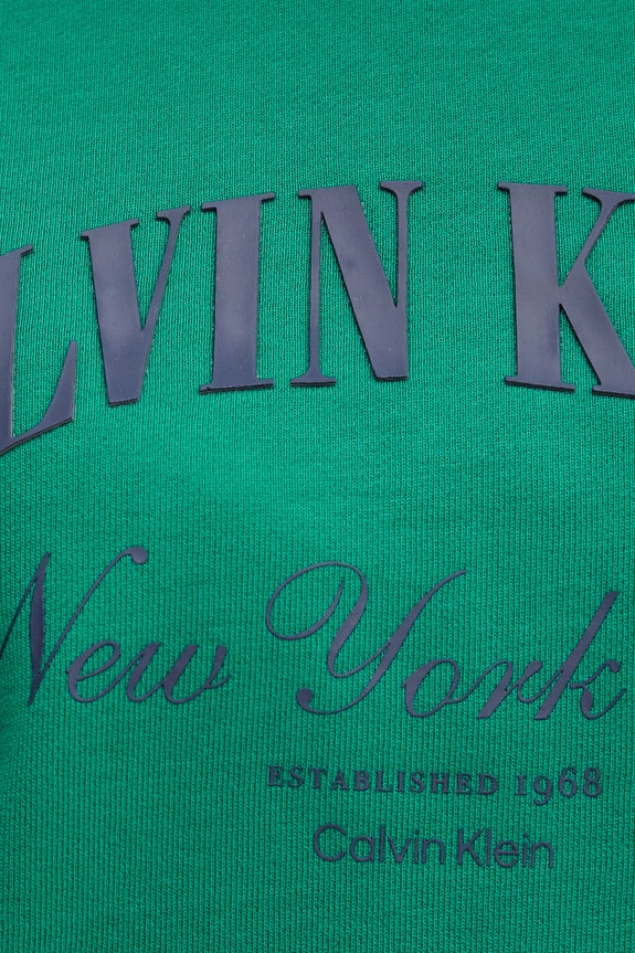 Calvin Klein Jeans mikina dámska bavlnená LV047F818G zelená