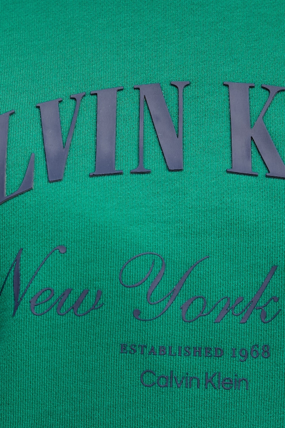 Calvin Klein Jeans mikina dámska bavlnená LV047F818G zelená
