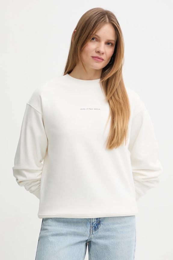 Marc O'Polo hanorac de bumbac print bej 5000010957