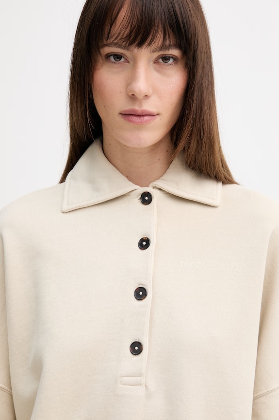 Marc O'Polo felpa in cotone beige 5000013182