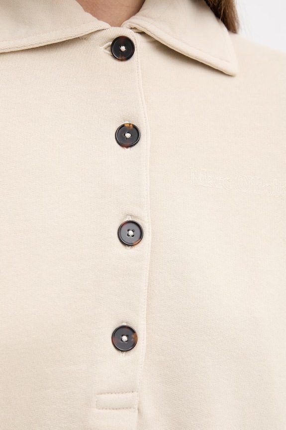 Marc O'Polo felpa in cotone 5000013182 beige