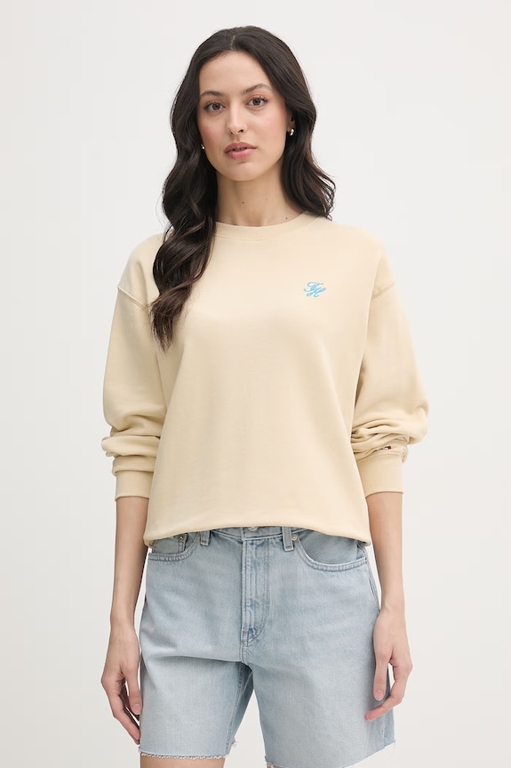 Tommy Hilfiger μπλούζα Γυναικεία μπεζ WW0WW48724