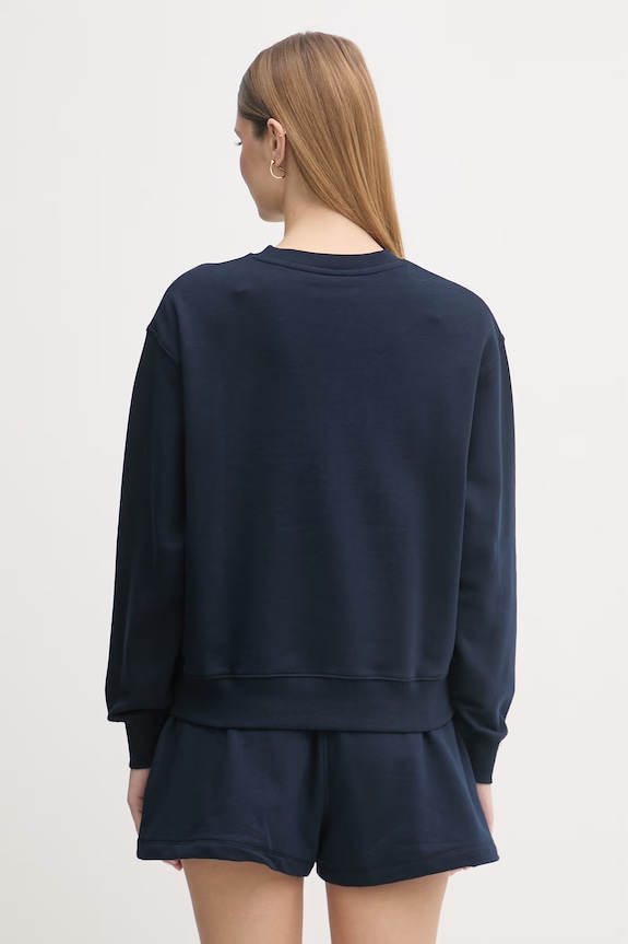 Ρούχα Tommy Hilfiger μπλούζα Γυναικεία WW0WW48724 σκούρο μπλε