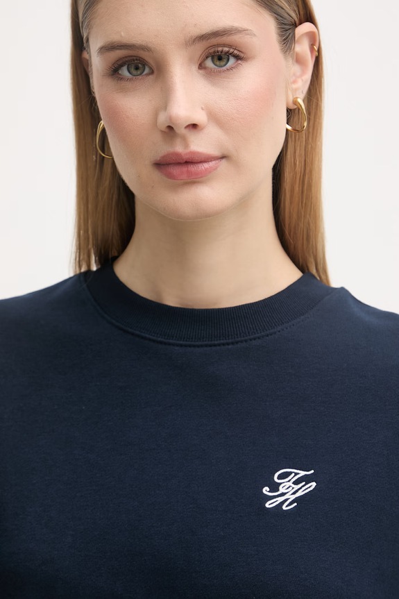 Tommy Hilfiger dukserica za žene mornarsko plava WW0WW48724