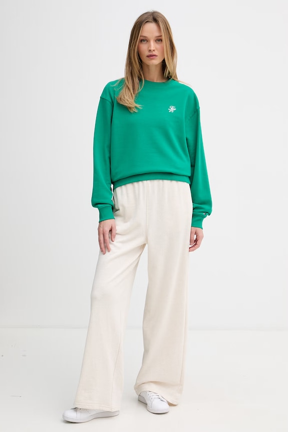 Tommy Hilfiger mikina dámska WW0WW48724 zelená SS26