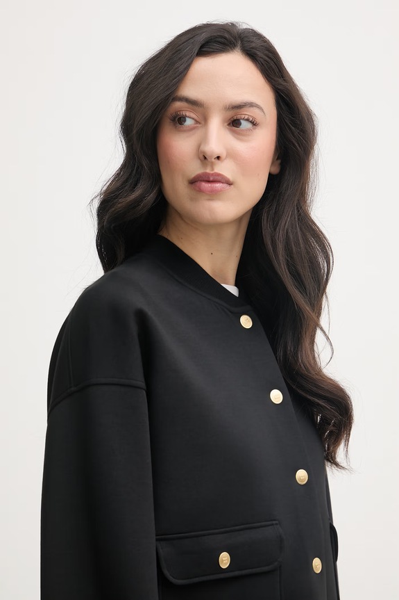 Tommy Hilfiger bluza rozpinana damska czarny WW0WW48730