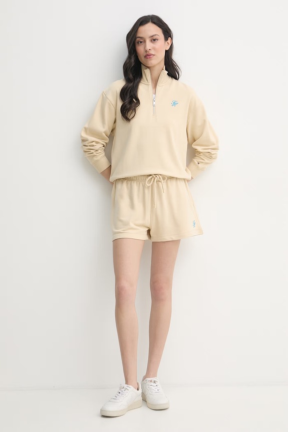 Tommy Hilfiger dukserica za žene WW0WW49258 bež SS26