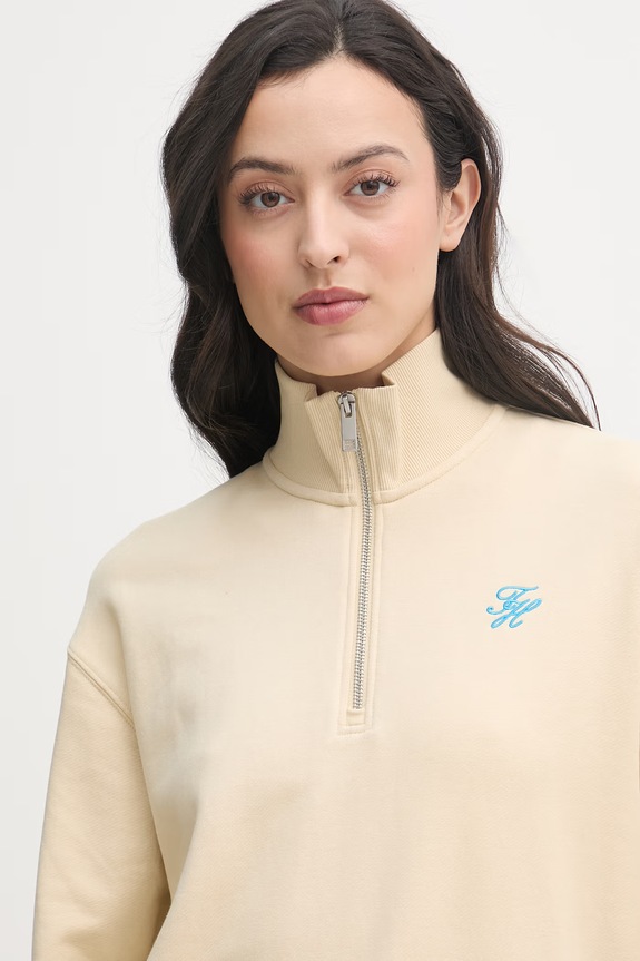Tommy Hilfiger dukserica za žene bež WW0WW49258