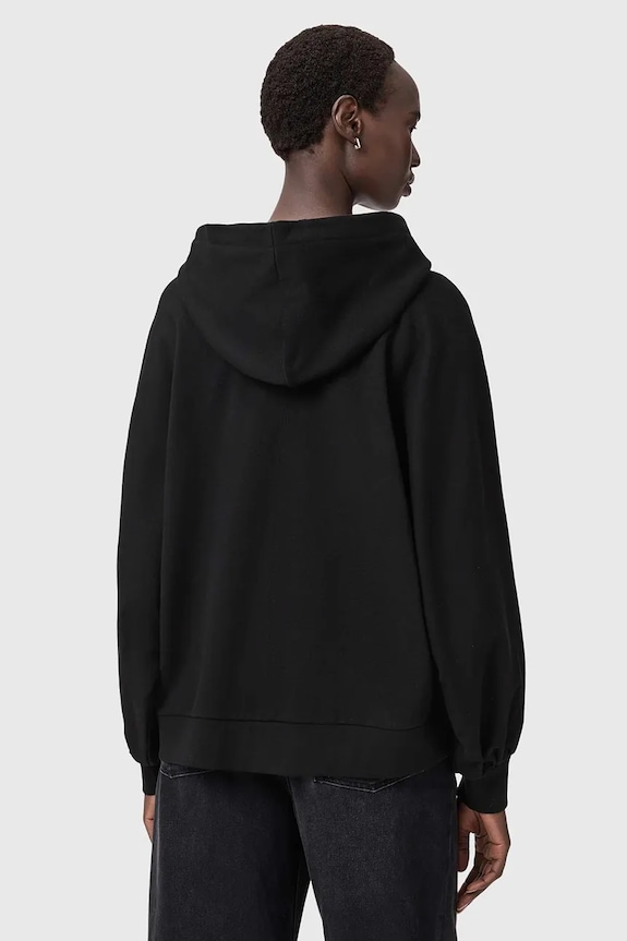 Bavlnená mikina AllSaints ARTIA W065JE čierna SS26