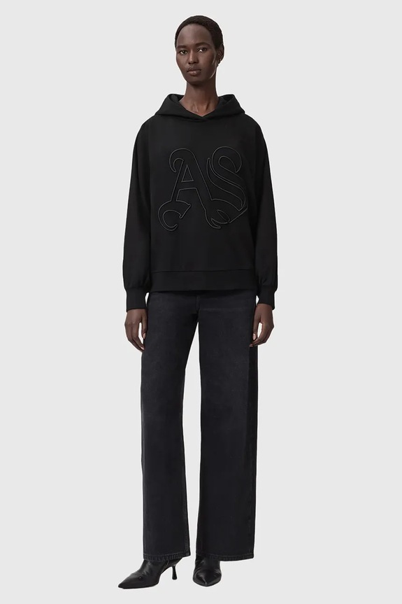 Oblečenie Bavlnená mikina AllSaints ARTIA W065JE čierna