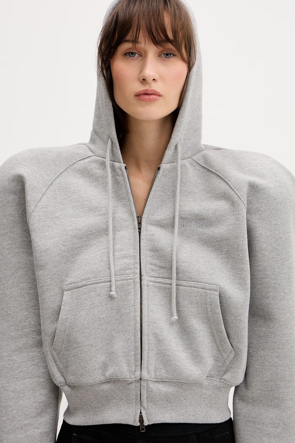 VETEMENTS bluza bawełniana szary WE76ZU503G