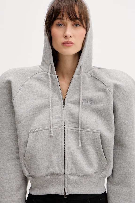 VETEMENTS bluza bawełniana szary WE76ZU503G