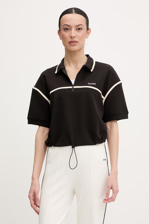 Guess bluza rozpinana damska JASMINE beżowy V6GQ04.K2911