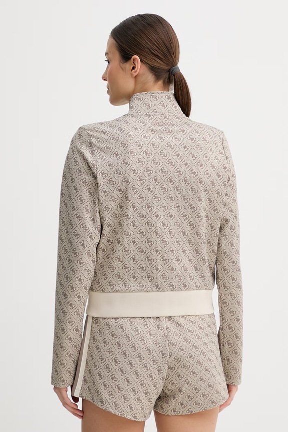 Oblečenie Guess dámska mikina na zips V6GQ06.K2957 béžová