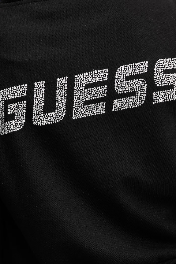 Guess hanorac cu fermoar pentru femei SILVY V6GQ15.K3093 negru
