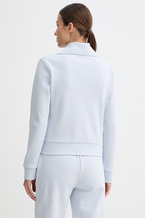 Oblečenie Guess mikina na zips dámska bavlnená HABI V6GQ16.K3153 modrá