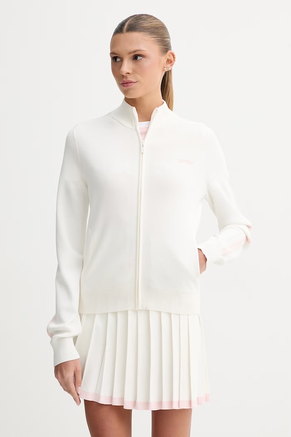 Guess mikina na zips dámska GABRY béžová V6GR12.Z0752