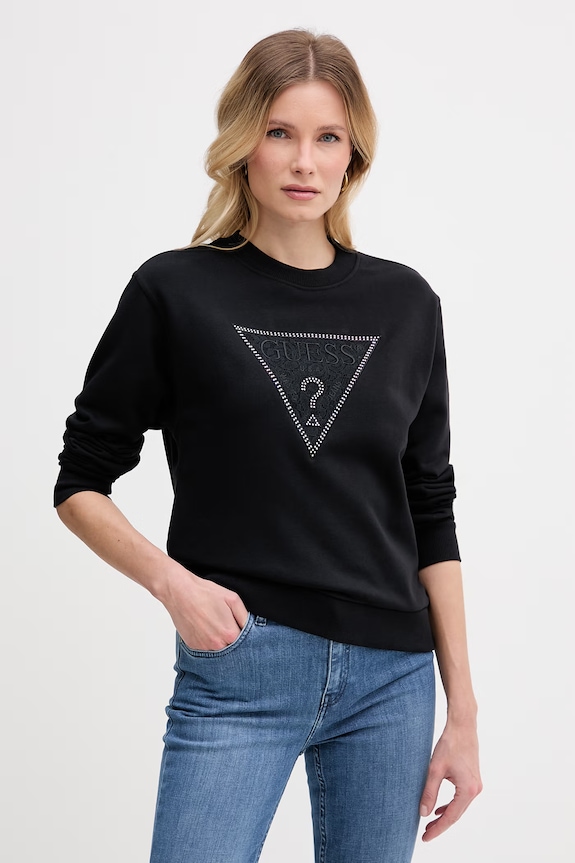 Guess mikina dámská černá W6GQ09.K3183