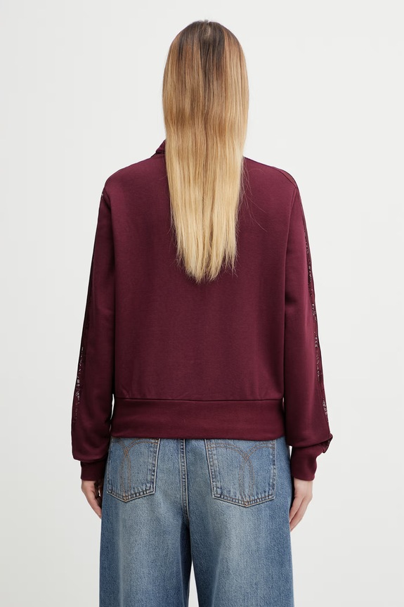 Clothing adidas Originals sweatshirt FIREBIRD LACETT KC6451 maroon