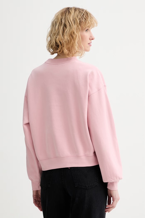 Îmbrăcăminte Levi's bluză GR VINTAGE BOXY CREW 005OZ roz