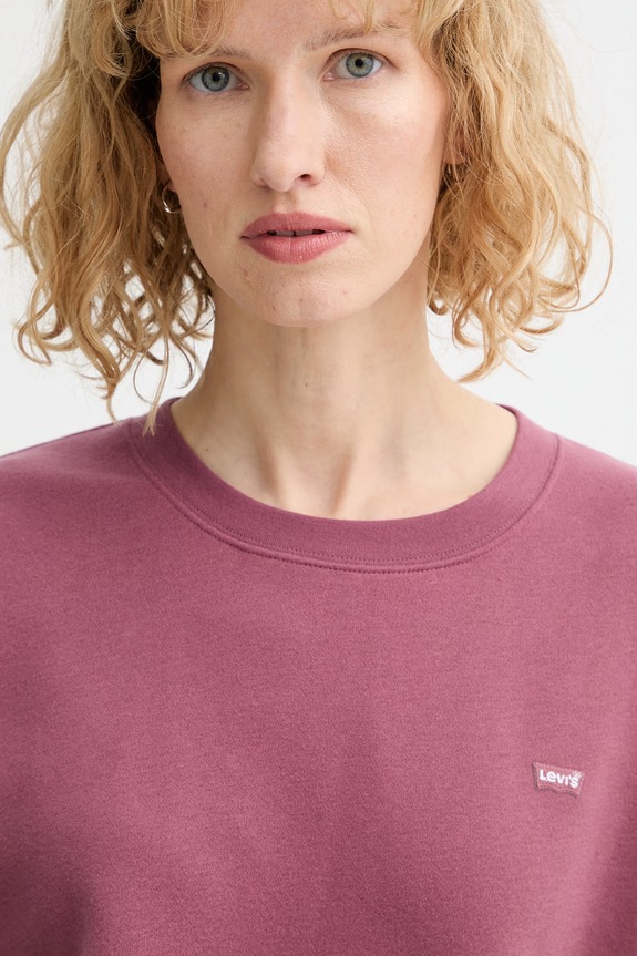Levi's bluză EVERYDAY SWEATSHIRT roz A5942.0061