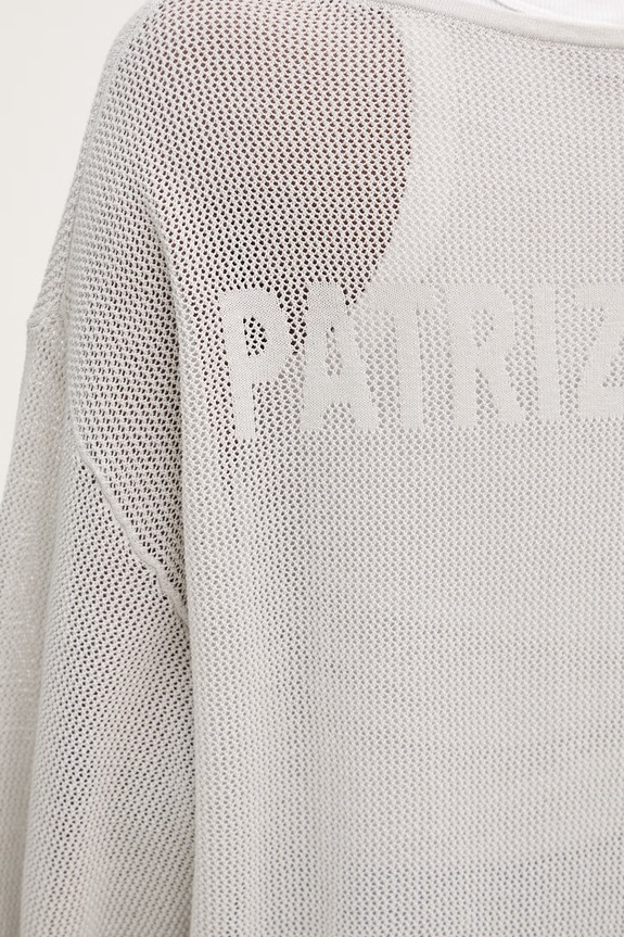Patrizia Pepe pulover pentru femei, din bumbac 2K0373.K327 gri
