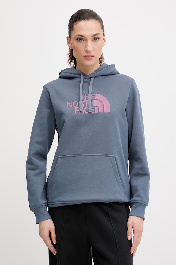 Μπλούζα The North Face Drew Peak απλικέ μπλε NF0A89EHMUH1