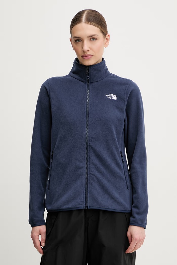 The North Face bluză imprimeu bleumarin NF0A8D2F8K21