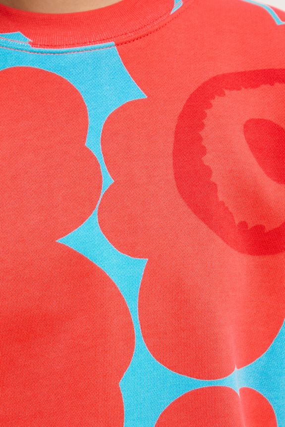 Marimekko mikina dámska bavlnená 095070 červená