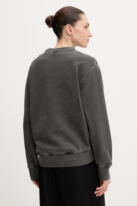Oblečenie Bavlnená mikina G-Star Washed relaxed r D28752.D969 sivá