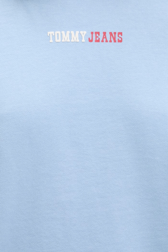Tommy Jeans μπλούζα γυναικεία βαμβακερή DW0DW22362 μπλε