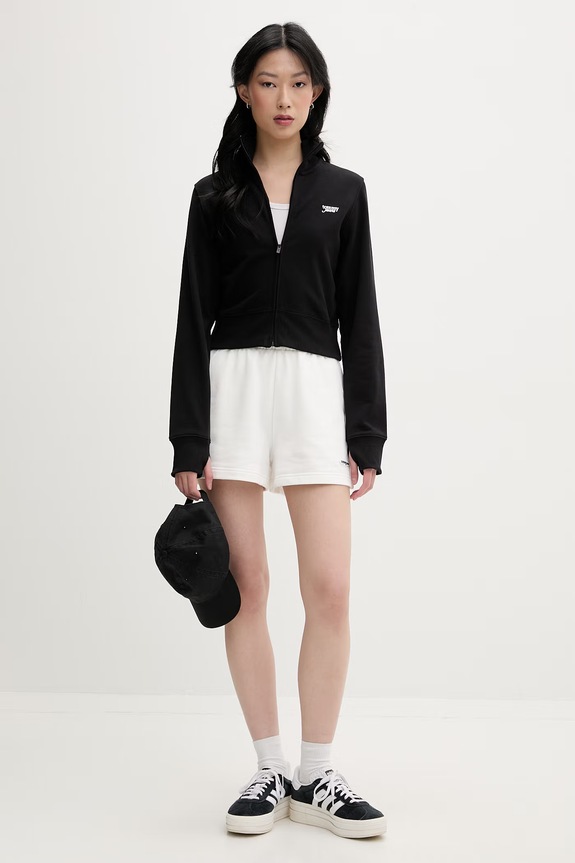 Tommy Jeans mikina dámska bavlnená DW0DW22580 čierna SS26