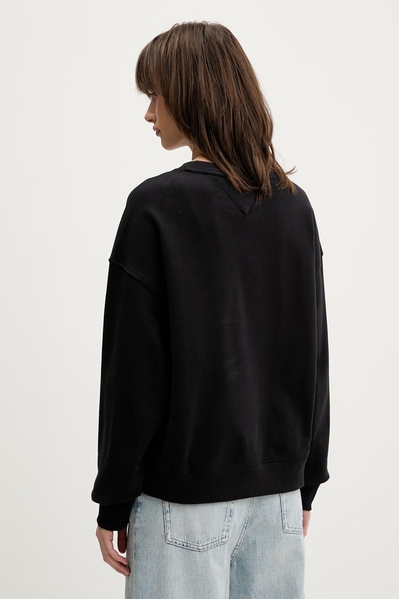 Odzież Tommy Jeans bluza damska bawełniana DW0DW22742 czarny