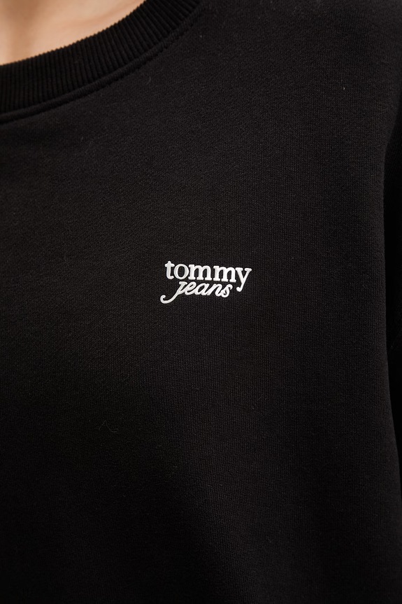 Tommy Jeans mikina dámská bavlněná DW0DW22996 černá
