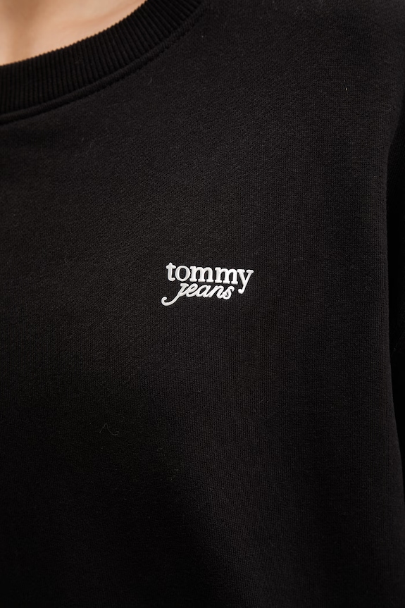 Tommy Jeans mikina dámská bavlněná DW0DW22996 černá