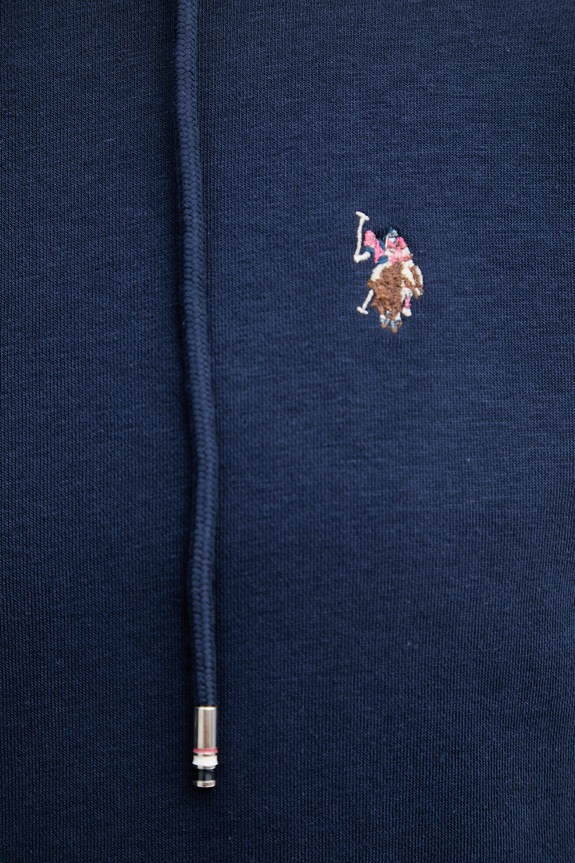 U.S. Polo Assn. Hanorac cu glugă pentru femei DHM WUP2279 bleumarin