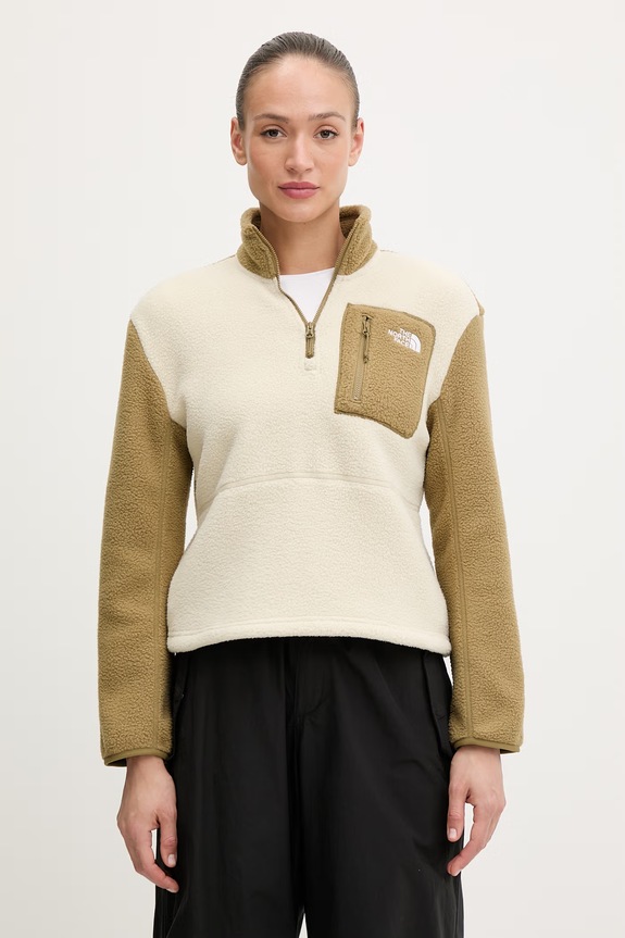 The North Face Yumiori hanorac polar pentru femeiesc bej NF0A8E89PHB1
