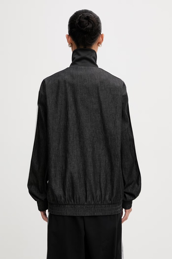 Odzież adidas Originals bluza rozpinana bawełniana damska KW8758 czarny