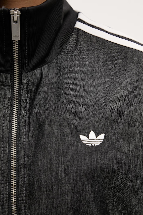 adidas Originals кофта, яка розстібається жіноча бавовняна KW8758 чорний